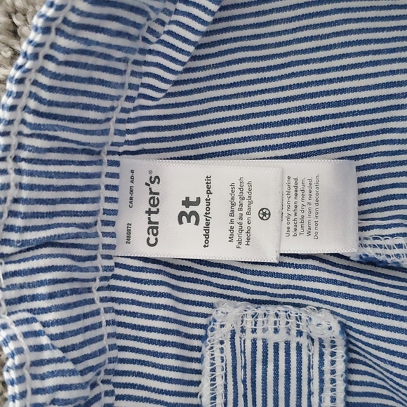Carters Striped Shorts, Size 3 - Picture 3 of 3